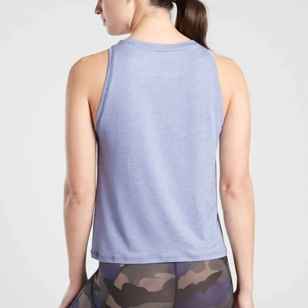 Athleta Uptempo Tank Dusk Purple Voyage Grey Size 2X NWT
